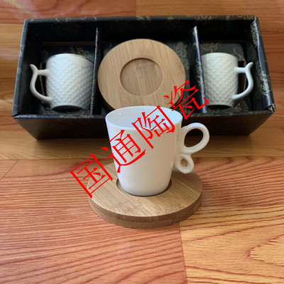 Creative cup milk cup water cup coffee cup coffee pot cup saucer set trade breakfast cup ceramic mug mug mug