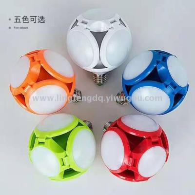 Football lamp LED ball bubble new magic ball shape variation ball bubble UFO lamp five color ball bubble manufacturers direct sales