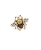 European and American Retro Exaggerated Bee Ring Open Fashionable Classy and All-Matching Ring for Women