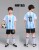 Customized children's football uniform sweat quick dry national team home  jerseys Spanish Argentina football uniform