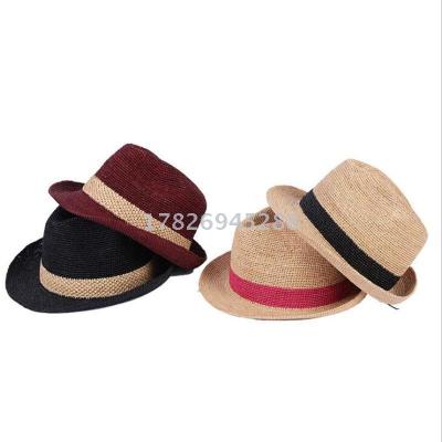 Lafite straw handmade hat hat sunshade hat custom fashion straw hat wholesale