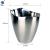 Stainless Steel Double-Layer Champagne Ice Bucket Ice Bucket Large Shaped Beer Barrel Red Wine Ice Bucket