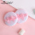 LaMeiLa Flocking Powder Puff round Bow White Powder Puff Makeup Multi-Purpose Blush Powder Puff A80018