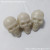 White kid head plastic hollow skull Halloween accessories plastic blow molded skull