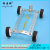 DIY materials science experiment in primary and secondary school assemble metal plate mechanics car (three in one) gravi