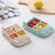 Bamboo fiber children's Plate Creative Environmental protection Tableware baby Cute Rice plate partition car Tableware fall