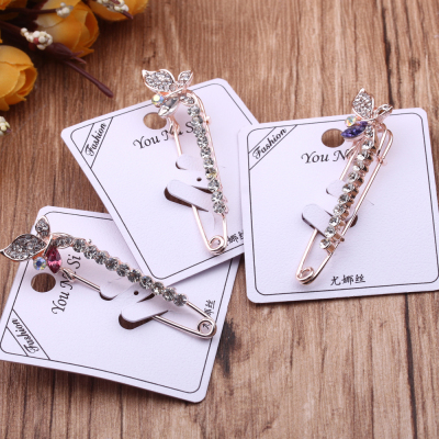 10 Far Away Jewelry Pin Fixed Clothes Corsage for Cardigan Safety Pin Sweater Accessories Anti-Exposure Brooch Female