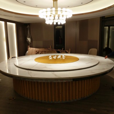  club light luxury marble electric table customized seafood restaurant luxury box new Chinese style electric table