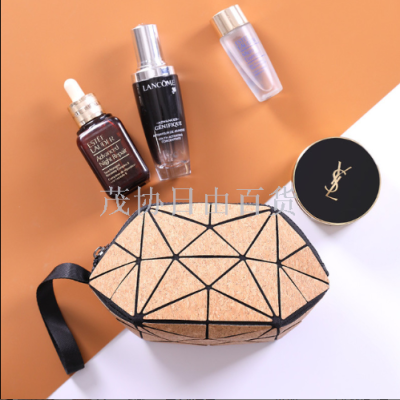 Creative cork shell bag cabinet cosmetic bag travel wash bag