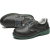 PU PU leather leather safety shoes with green bottom of bagu labor insurance products are anti-smash and puncture proof