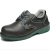 PU PU leather leather safety shoes with green bottom of bagu labor insurance products are anti-smash and puncture proof