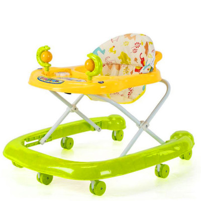 Baby stroller anti-rollover multi-functional walker can be used for 6 7-18 months with music folding