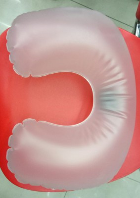 PVC inflatable neck pillow
