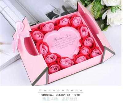 Flower Box Soap Rose gift box Flower Box Chinese Valentine's Day gift box Necklace Box Jewelry box