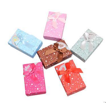 Direct sale of mantianxing bowknot jewelry box 8 * 5 * 3 jewelry packaging box jewelry display box spot