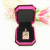 Manufacturers direct jewelry box flannel anise necklace jewelry box locket multi-color multi-style