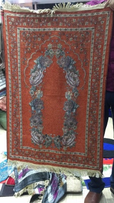 Muslim liturgy blanket islamic liturgy blanket Middle East prayer mat embolized led printed liturgy blanket folded liturgy blanket