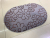 New non-slip flannel double-color oval door mat