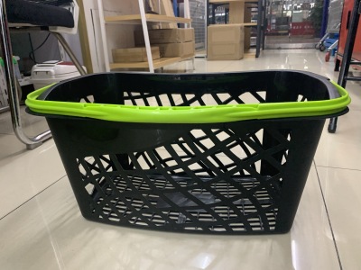 Supermarket shopping basket plastic basket