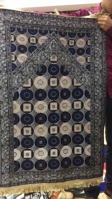 Muslim liturgy blanket islamic liturgy blanket Middle East prayer mat embolized led printed liturgy blanket folded liturgy blanket