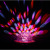 New led bluetooth music UFO stage light KTV bar ballroom acoustic control laser light crystal magic ball seven color 