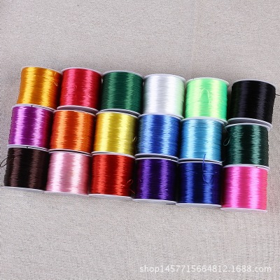60 meters imported flat crystal thread Buddha bead bead thread diy hand knitting bracelet string string