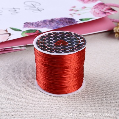 10 imported flat crystal thread Buddha bead bead thread diy hand knitting bracelet string string