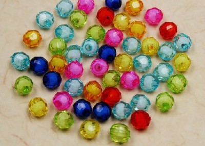 DIY acrylic beads 32 face Angle beads earth beads in beads A grade acrylic beads by jins wholesale