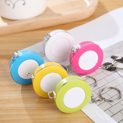 Candy color obsession your tape measure key chain key chain tape measure 1.5 meters clothing measure small soft ruler logo