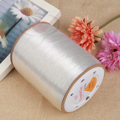 Wholesale large roll transparent fish silk crystal elastic line white crystal line available in a variety of colors