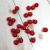 Factory direct selling 8-16mm abs round cherry red imitation pearl pendant accessories wholesale clothing accessories