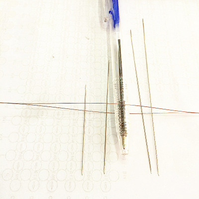 Manufacturers direct middle opening needle needle eye needle string needle diy handmade threading needle accessories wholesale