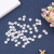 DIY super bright imitation pearl five-petal flower small round plum phone patch accessories hair band bow hairpin accessories