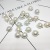 Manufacturers direct selling manual diy15mm diamond set ABS imitation pearl jewelry accessories wholesale