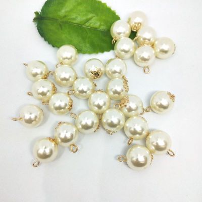 Manufacturers direct selling wholesale 14mmABS imitation pearl round bent needle pendant earrings apparel accessories