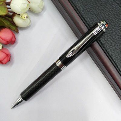 Factory Direct Sales Carbon Fiber Ballpoint Pen Signature Pen Business Gift Metal Ball Point Pen Advertising Marker K Custom Logo