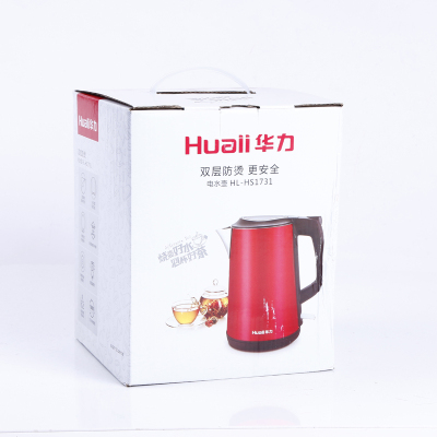 Huali Brand Electric Kettle Double-Layer Anti-Scald Safer Burning Pot Good Water Making Cup Good Tea