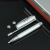 Factory Direct Sales Multifunctional Laser LED Light Ballpoint Pen Gift Box Metal Pen Tinplate Box Metal Ball Point Pen