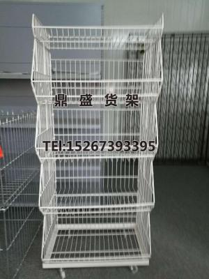 Supermarket wire basket  bread cage fold cage