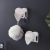 Heart-shaped soap box bathroom suction wall type soap rack bathroom perforation free soap box asphalt soap support set