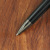 Factory Direct Sales Black Metal Ball Point Pen Office Culture and Education Bi Business Gift Roller Pen Gun Black Customizable Logo