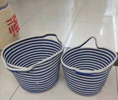 Cotton thread receives basket desktop to receive frame sundry receive basket cloth art braided arrange basket