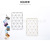 Dormitory Ins Internet-Famous Decoration Room Layout Grid Photo Wall Iron Storage Rack Student Dormitory Creative Female