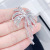 Pearl Palm Brooch Korean Style Micro Inlaid Zircon Men's and Women's Pin Cardigan Shawl Buckle Suit Clothing Accessories Corsage