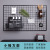 Iron Grid Photo Wall-Mounted Sleeping Girl Heart Square Shelf Layout Bedroom Photo Wall Ins Nordic Decoration Storage Rack