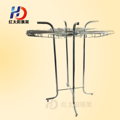 Stainless steel table stand electroplated belt stand Silk towel stand product promotion show stand