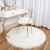 Plush round carpet computer chair dressing table wool round carpet imitation wool hanging basket bedroom blanket