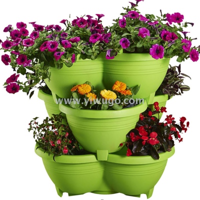 Flowerpot plastic flowerpot gardening flowerpot potted landscape