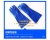 40 cm blue frosted PVC thickened dipped gloves custom anti - slip and wear gloves industrial labor protection gloves