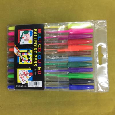8, 12, 15pcs stick ballpoint pen set 